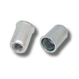 Reduced Head Steel BZP Round Knurled Body (Imperial) Blind Rivet Nut