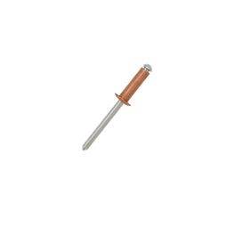 Dome Head Open Blind Rivets Copper - Steel