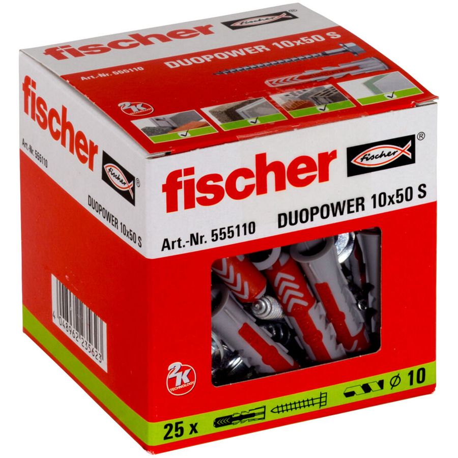 Fischer DuoPower 10 X 50 With Screw 535461